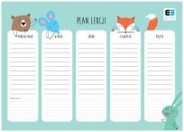 Opakowanie Plan lekcji A4 B&B Kids Pastel (10szt)
