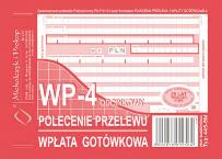 Opakowanie Polecenie przelewu WP-4