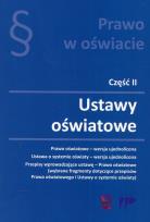 Okładka książki Prawo w oświecie cz.II Ustawy oświatowe