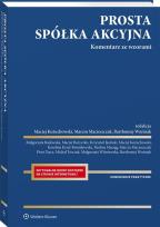 Okładka książki Prosta spółka akcyjna Komentarz ze wzorami