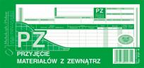 Opakowanie Przyjęcie materiałów z zewnątrz 1/3 A4