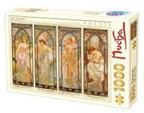 Opakowanie Puzzle 1000 Alfons Mucha, Czas dnia