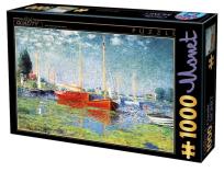 Opakowanie Puzzle 1000 Claude Monet, Łódki w Argentuil