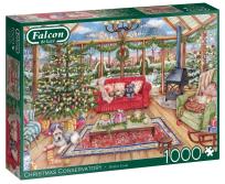 Opakowanie Puzzle 1000 Falcon Świąteczna oranżeria G3