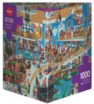 Opakowanie Puzzle 1000 Szalony Chaos w kasynie + plakat