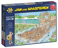 Opakowanie Puzzle 2000 Haasteren Tłumy na basenie G3