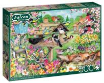 Opakowanie Puzzle 500 Falcon Karmnik dla ptaków wiosną G3