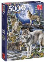 Opakowanie Puzzle 500 PC Wataha wilków G3