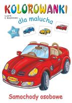 Okładka książki Samochody osobowe. Kolorowanki dla malucha