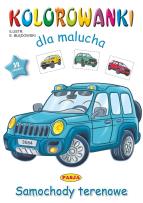 Okładka książki Samochody terenowe. Kolorowanki dla malucha