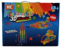 Opakowanie Słomki konstrukcyjne świecące w ciemności 1000 el.