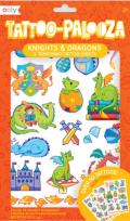 Opakowanie Tatuaże zmywalne Tattoo Palooza - Smoki i Rycerze