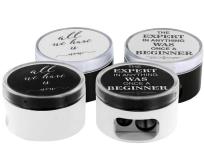 Opakowanie Temperówka podwójna z pojemnikiem Metal(12szt) KUM