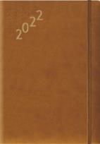 Opakowanie Terminarz 2022 A5 Flex z gumką brązowy