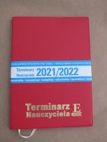 Opakowanie Terminarz Nauczyciela 2021/2022 Emka broszura czerwony