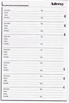 Opakowanie Wkład do organizera A5 Adresy ANTRA