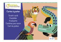 Opakowanie Zestaw kreatywny zdrapki w różnych kształtach