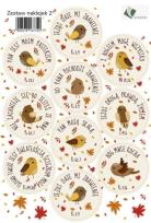 Opakowanie Zestaw naklejek - ptaszki