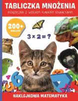Okładka książki 200 naklejek. Tabliczka mnożenia