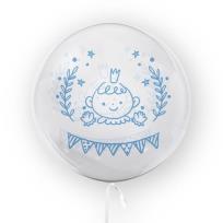Opakowanie Balon 45cm Chłopiec Baby Shower TUBAN