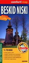 Okładka książki Beskid Niski Mapa turystyczna 1:70 000