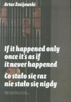 Okładka książki Co się stało raz nie stało się nigdy