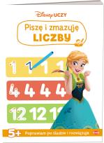 Okładka książki Disney uczy Kraina lodu Piszę i zmazuję liczby US-9301