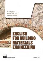 Okładka książki English for Building Materials Engineering