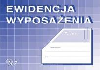Opakowanie Ewidencja wyposażenia K7