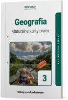 Okładka książki Geografia LO 3 Maturalne karty pracy ZR OPERON