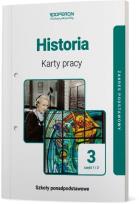 Okładka książki Historia LO 3 Karty pracy ucznia ZP cz.1-2 OPERON