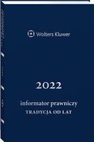 Okładka książki Informator Prawniczy 2022 B6 granatowy