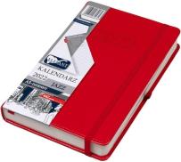 Opakowanie Kalendarz 2022 A5 Dzienny Jazz czerwony ELEFANT