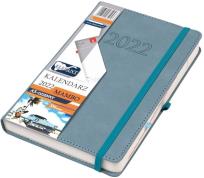 Opakowanie Kalendarz 2022 A5 Dzienny Mambo turkusowy ELEFANT