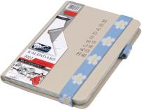 Opakowanie Kalendarz 2022 A6 Tyg. Flamenco beżowy ELEFANT