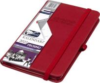 Opakowanie Kalendarz 2022 A6 Tyg. Techno czerwony ELEFANT