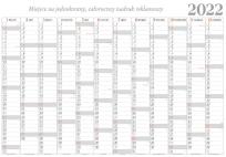 Opakowanie Kalendarz 2022 Biurowy Planer BF03