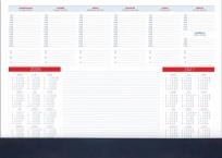 Opakowanie Kalendarz 2022 Biuwar A2 z listwą (52 kart)