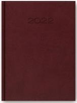 Opakowanie Kalendarz 2022 Dzienny A5 Vivella Bordowy 21DR-02