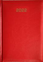 Opakowanie Kalendarz 2022 Dzienny A5 Vivella czerwony