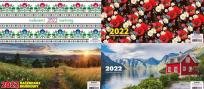 Opakowanie Kalendarz 2022 KBP Biurkowy poprzeczny MIX AVANTI