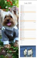 Opakowanie Kalendarz 2022 Ścienny paskowy Ach te zwierzaki ..