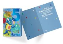 Opakowanie Karnet PR-326 Urodziny 5 chłopiec