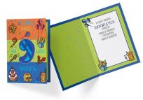 Opakowanie Karnet PR-334 Urodziny 9 chłopiec