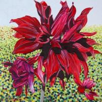 Opakowanie Karnet z kopertą Czarna dalia