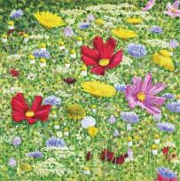 Opakowanie Karnet z kopertą Kwiaty na łące