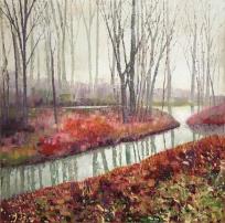 Opakowanie Karnet z kopertą Mglisty poranek