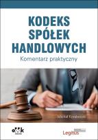 Okładka książki Kodeks spółek handlowych Komentarz PGK1416