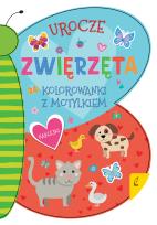 Okładka książki Kolorowanka z motylkiem. Urocze zwierzęta