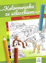 Okładka książki Kolorowanka ze szlaczkiem. Na wsi